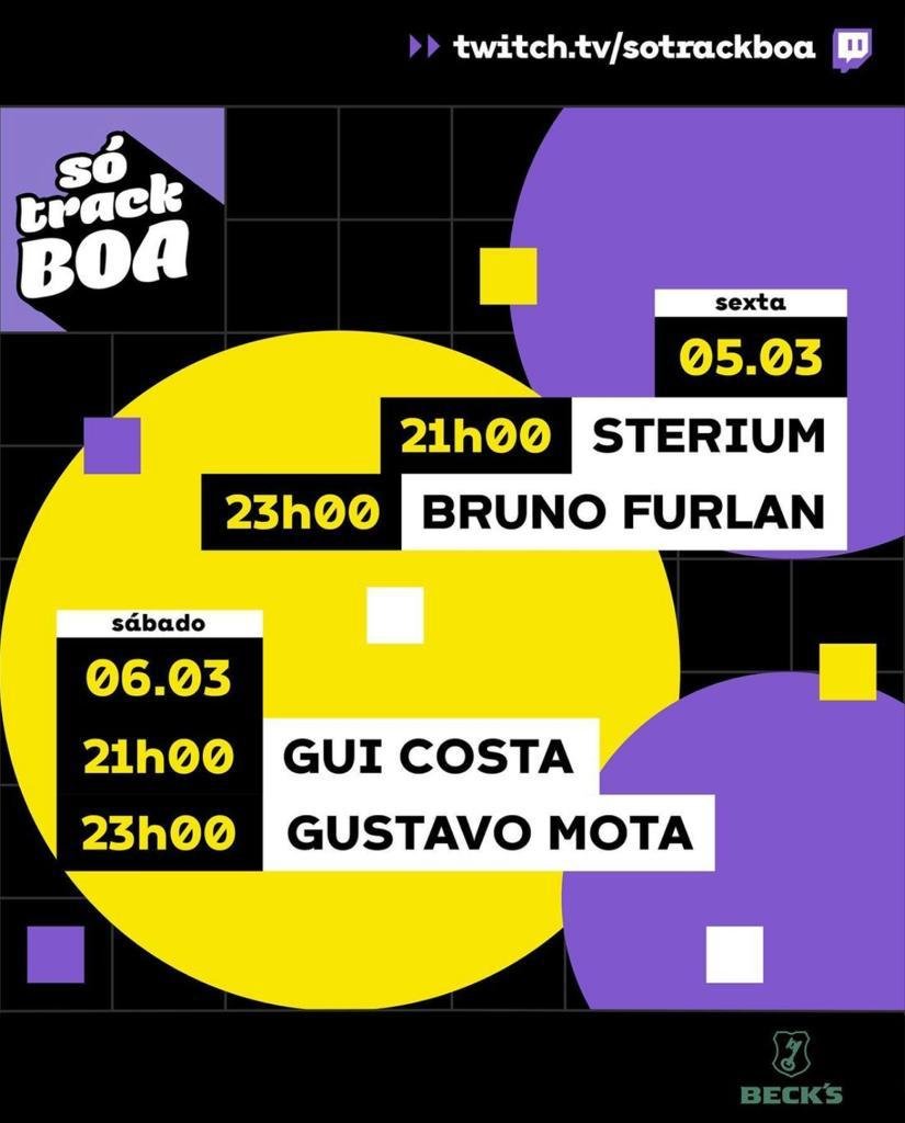partindo para o segundo ano de pandemia, seguimos na missão de oferecer só track boa para continuarmos nos cuidando, em casa, na esperança de tempos melhores.