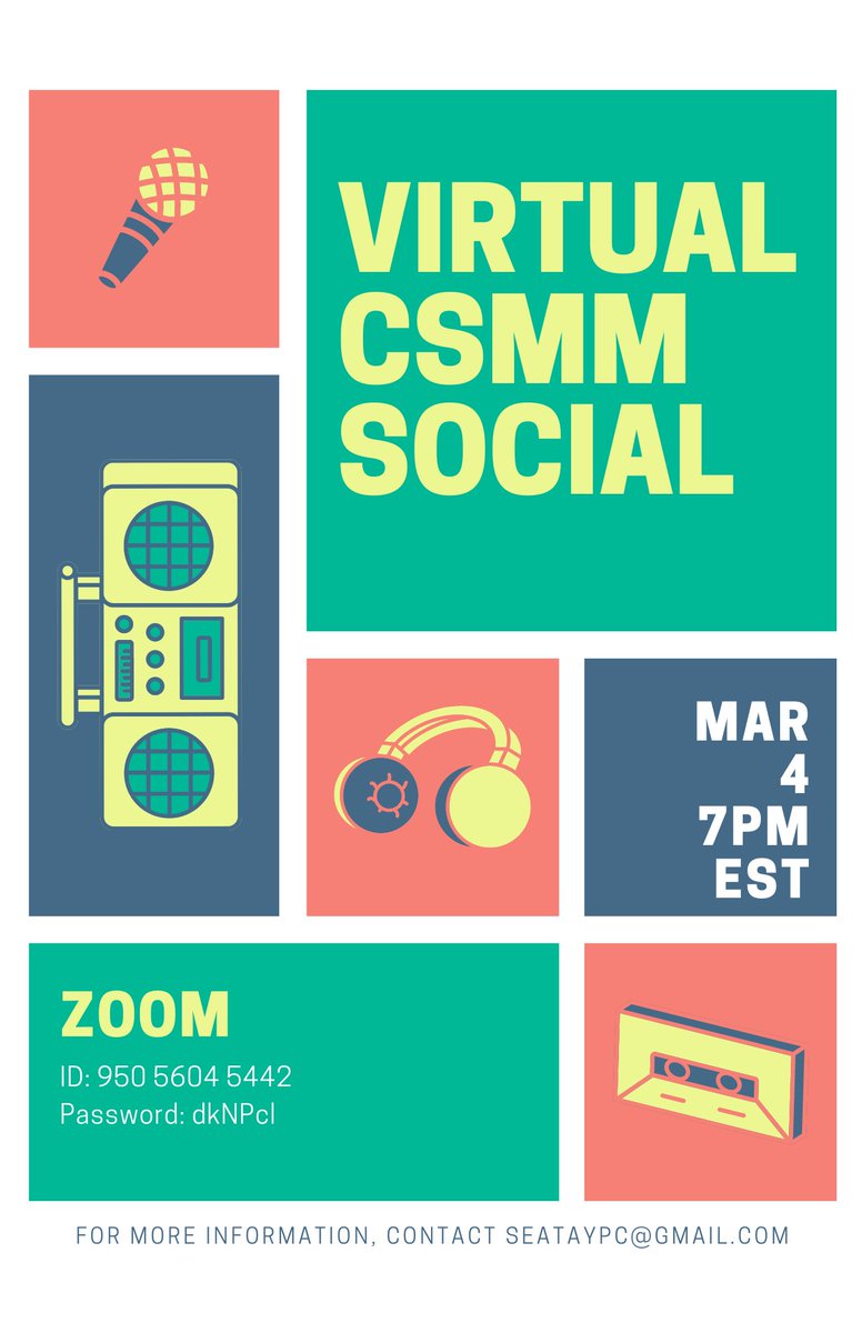 Join us tomorrow night for a social celebrating the kickoff of the <a href="/SEATA9/">SEATA District IX</a> Clinical Symposium and Members Meeting! #NATM2021 #EssentialToHealthcare