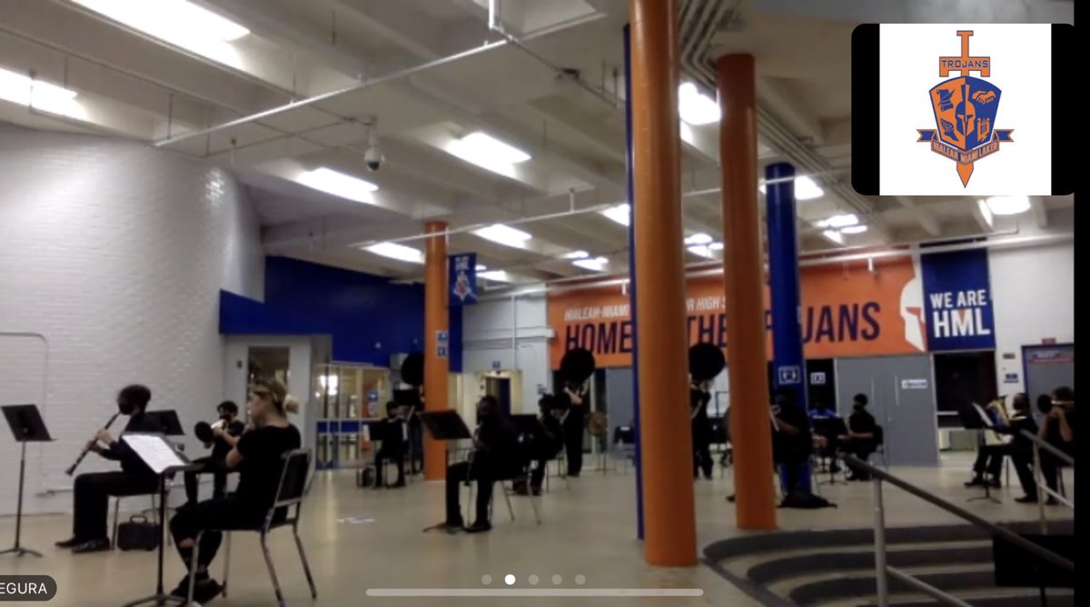 HMLSrHighSchool's tweet image. Mr. Segura &amp;amp; our #Amazing Band #VirtualPerformance @MDCPS @MDCPSNorth @alexsantoyo75 @Diaz_NRO @verenanro @MDCPS_COS @hmldigitalmedia @iPrepHML @news_hml @HML_Sorrota @HMLActivities @HMLYearbook2021