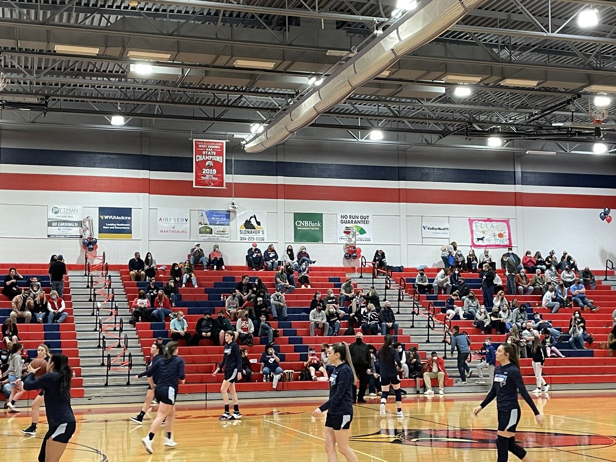 Yes. This is a gym and these are fans. High school sports are BACK!
You don’t know what you have until it’s gone.
#wearespringmills.  #wvhighschoolsports