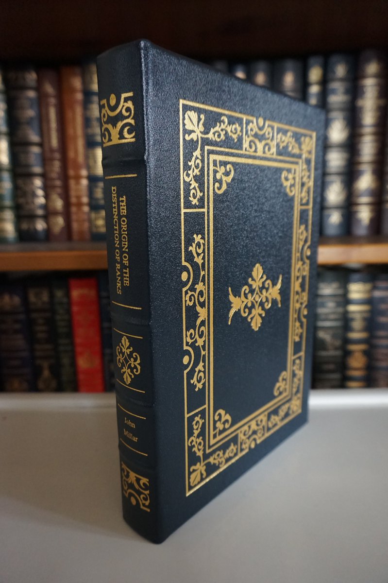 ‘The Origin of the Distinction of the Ranks’ by John Millar provides a rich historical analysis of the ways in which progressive economic change transforms the nature of authority.
https://t.co/Eoise0ESqq
#gryphoneditions #leatherboundbooks #economics #history #democracy https://t.co/duWZvq2QON