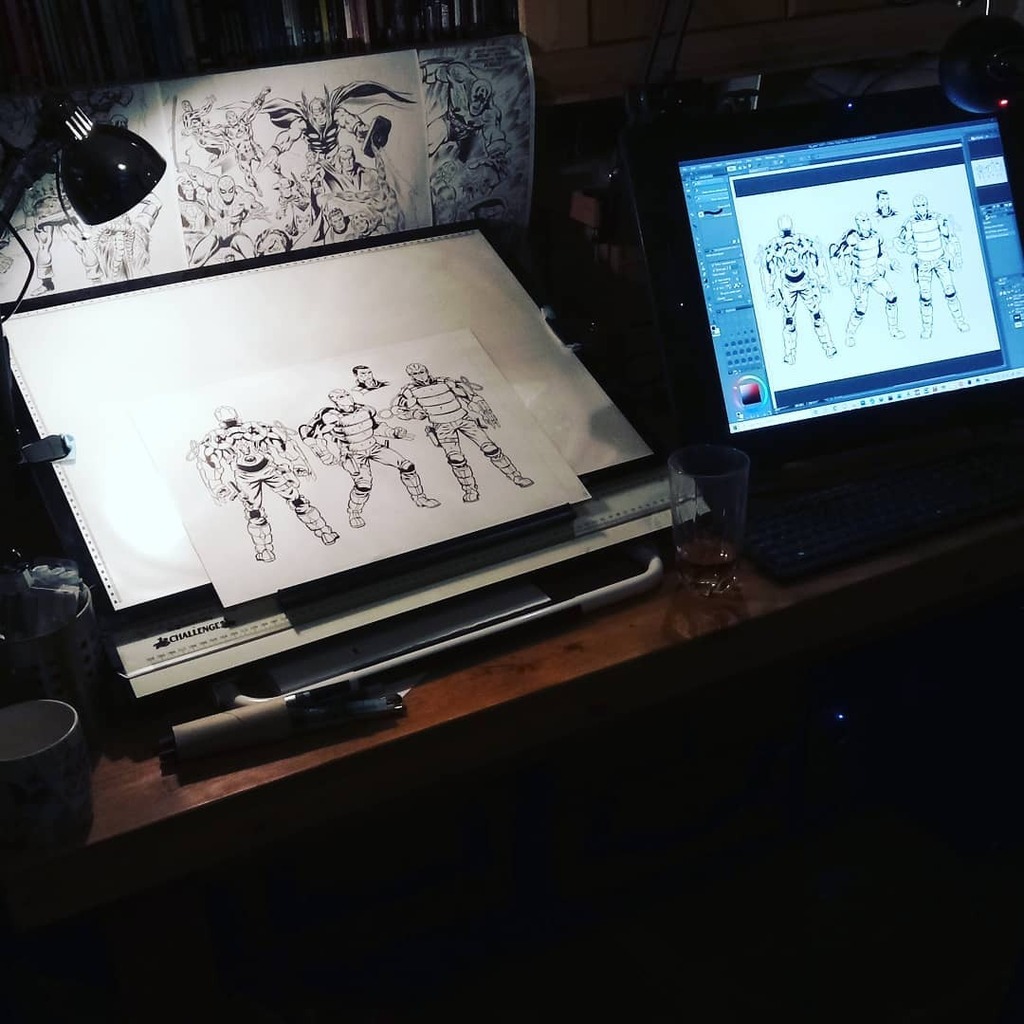 ComicBBlackBelt's tweet photo. Finished for the evening. More #outliers tomorrow. #comicsforlife #indie #indiecomics https://t.co/Iccv31mCHQ https://t.co/NnyShppFBp
