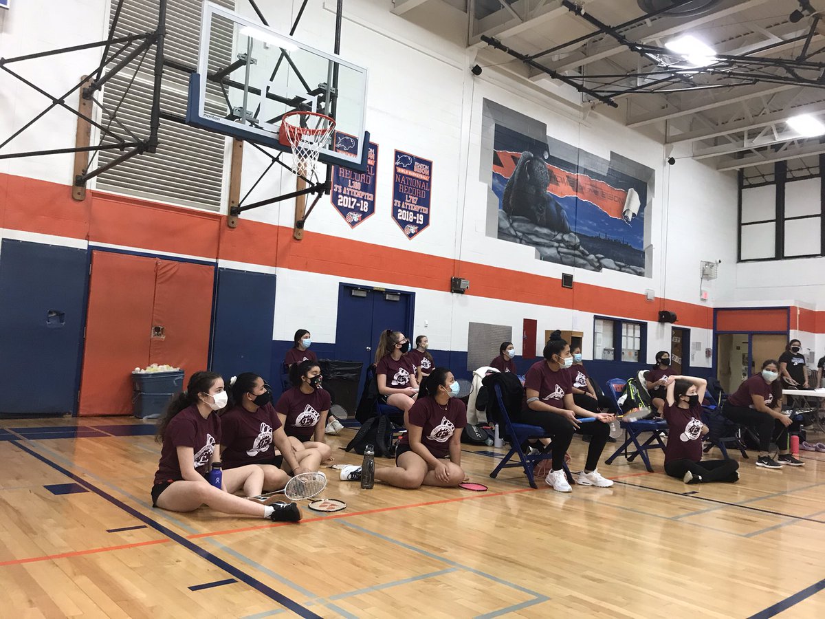 StewXXII's tweet photo. Badminton wins again! Beat Fenton 10-5. We’re now 3-3 with three matches to go. Go Maroons! #victorE #maroonpride @theelginmaroons https://t.co/J0fPKRPGww