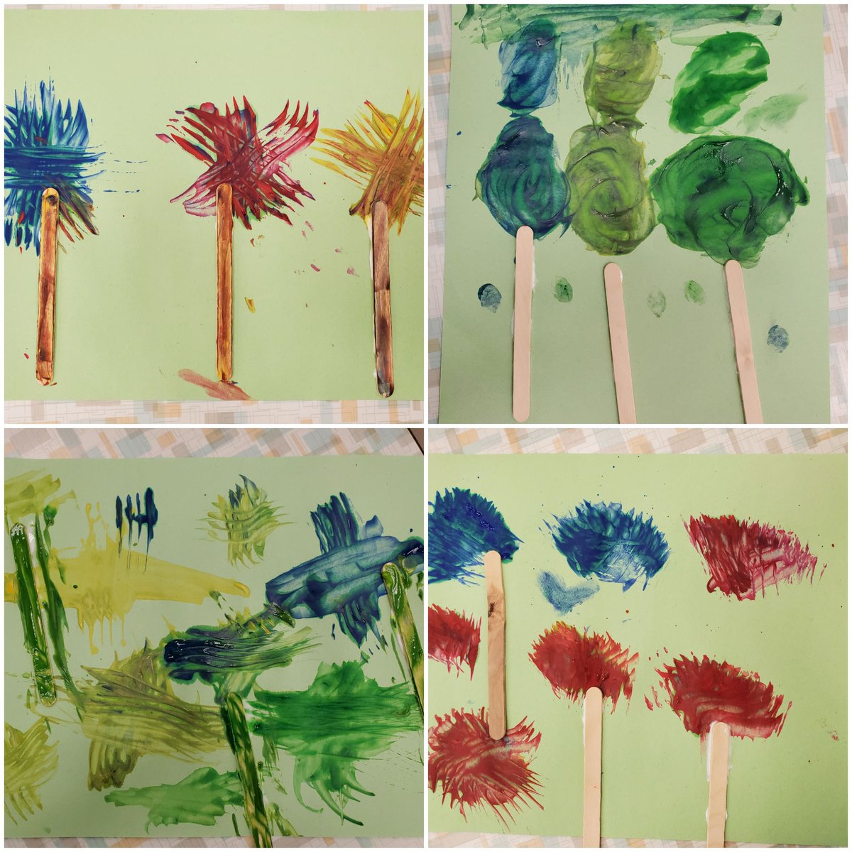 JudyAguila's tweet photo. Today we "spoke for the trees." We made Truffula trees! The Lorax would be proud of Friendship EDEP's students. @VCSEDEPBTB @FriendshipVCS @eidie_velez @JessicaAivazis https://t.co/kfN3UQMVKX