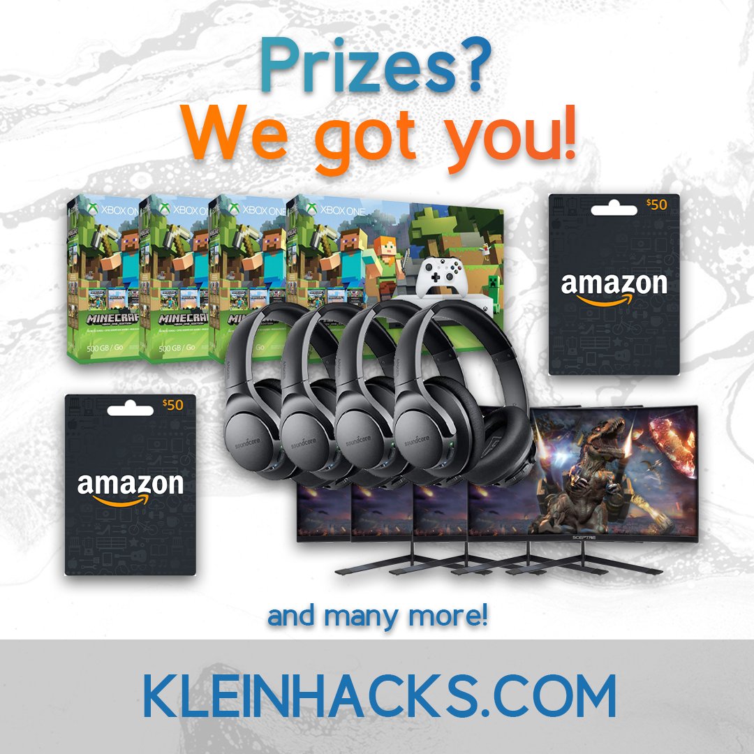 KleinHacks's tweet photo. Do you want to win some awesome prizes? If your project wins at KleinHacks, you have the choice between 3 prizes for your team! Register and submit your application now for a chance to win a $50 Amazon Gift Card https://t.co/rjV2SlnnKj @KleinISD https://t.co/45LsFEcNhR