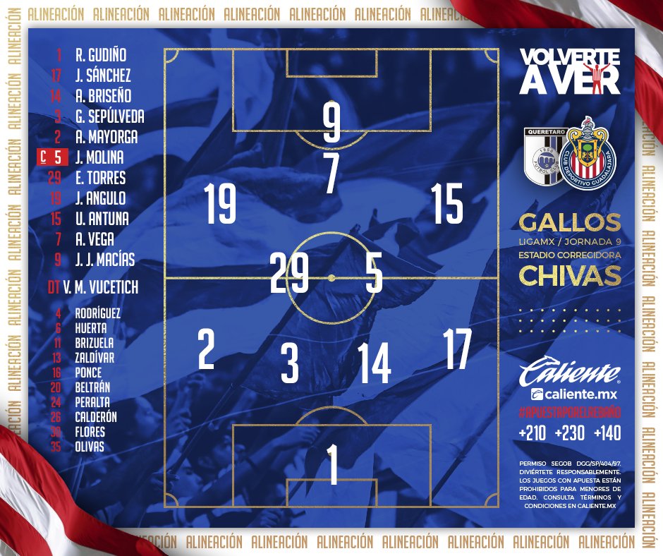 🇱🇺 ¡EL 11 DEL REBAÑO SAGRADO! 🇱🇺
¡Regístrate ahora en @calientesports y recibe $400 para tu primera #ApuestaPorElRebaño 📲➡️ https://t.co/so7lhZvMW8 🔥💸 https://t.co/Wy0SLyKDoJ