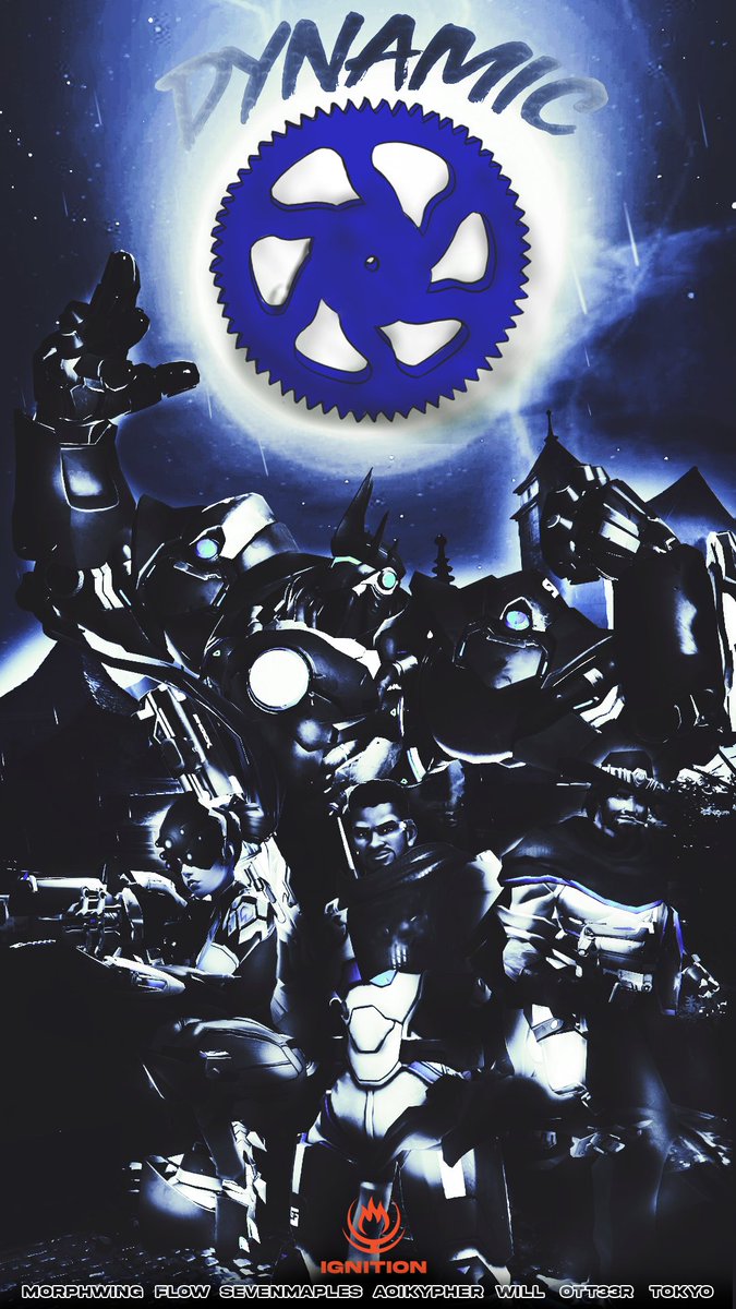 DynamicOW's tweet image. We're back and better than ever!

Introducing your new Dynamic roster:

🛡️ @PG_Fl0w 
🛡️ @Morphwing 
🔫 @AoiKypher 
⚔️ @DarthNakuu 
⚔️ Seven Maples
💊 @WillProGamer69 
💊 @Ott33r 
♾ @shelovetokyo 

💼 @_morpph 
🎨 @unrequited_kun