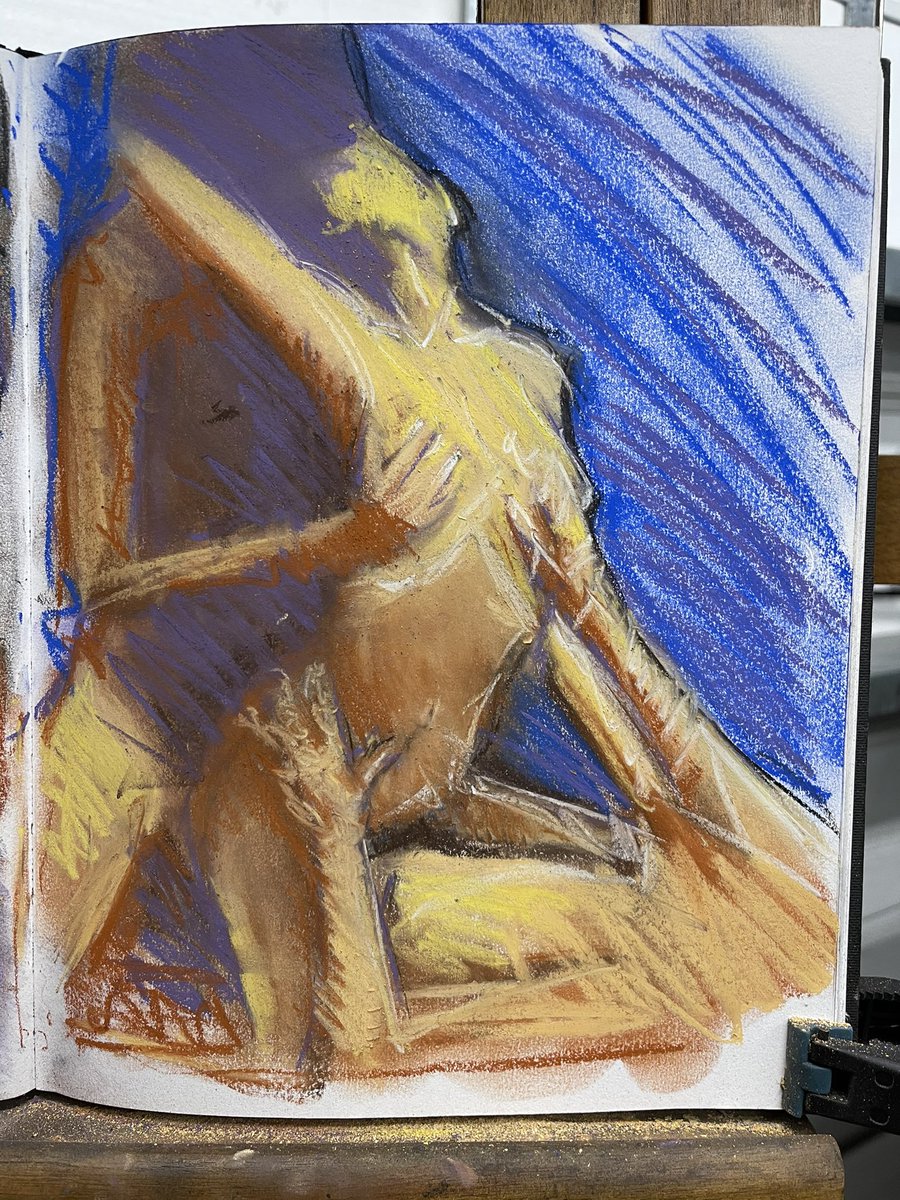 rogermariart's tweet photo. For those who celebrate March 3th. ‘3/3’ Quick #Sketchbook daily drawing this time #figuredrawing in pastels, thanks to @erikalust @lust.cinema @fourchambers and many other whom definitely are a good source of inspiration 😜
#art #artist #artwork #threesome #xconfession #lustzine https://t.co/QaHVdTrtds