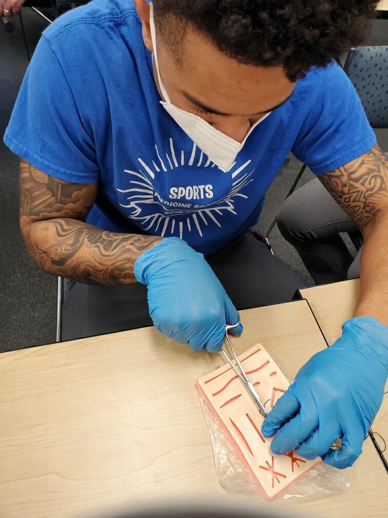 CUW_AT's tweet photo. #NATM2021 #CUWAT Closing up the first half of the semester like... https://t.co/YDpZHt4Mvy