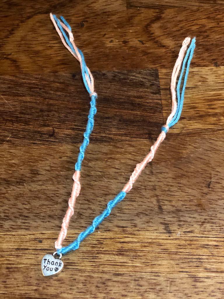 Look at the pretty bracelets made for all of the staff by one of our lovely patients #lucky #thankyou #mentalhealthmatters #rowanward #recovery #wellbeing
