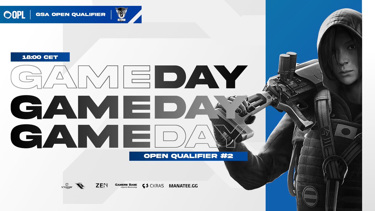Der 2. Qualifier der #GSALeague startet in ein paar Stunden und #Sparta steht in den Startlöchern, um weitere Punkte für die Relegation einzusacken! 🔥

⏰ 6pm
🎥 twitch.tv/rainbow6de (Match-Cast wird kurzfristig durch Staff entschieden)

#AhuAres @OPLeagueEU <a href="/R6esportsDE/">Rainbow Six Esports DE 🇩🇪</a> 🛡️⚔️