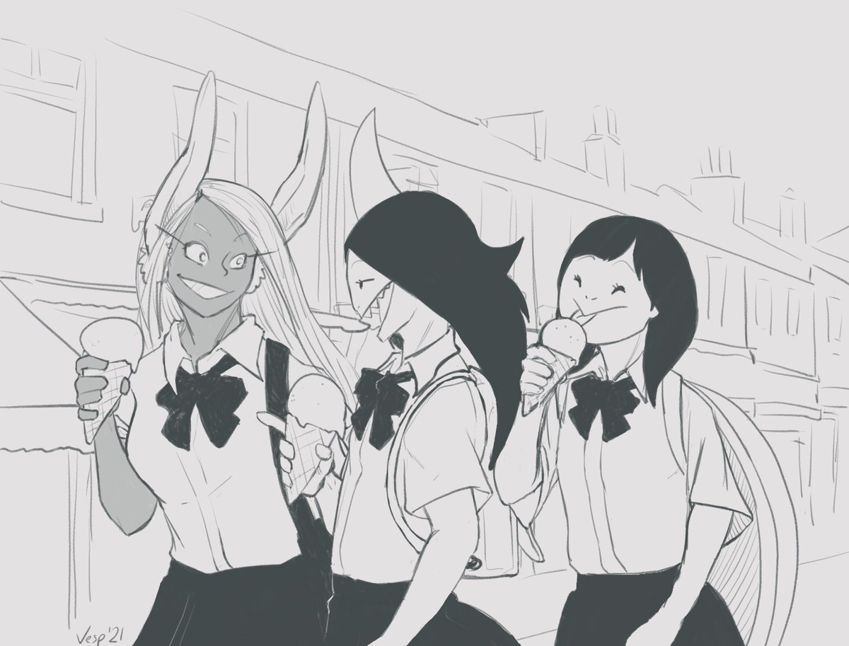 vesperupus's tweet photo. Thank you vigilantes for these funky animal quirk friends

#miruko #bnha #RabbitHeroWeek Day 6: Best friend..s https://t.co/Anw3od8KYM