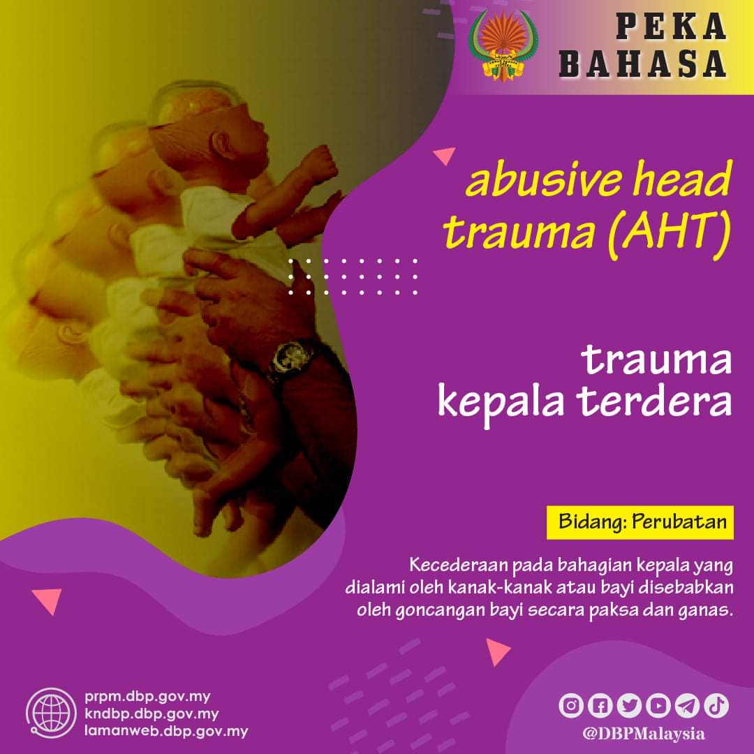 Dewan Bahasa Dan Pustaka On Twitter Peka Bahasa Trauma Kepala Terdera Sumber Https T Co Y9v91buucf Ikuti Kami Melalui Telegram Https T Co Aljv66tpcn Pekabahasa Dekadbahasakebangsaan Dekadmembacakebangsaan Bahasajiwabangsa Malaysiamembaca