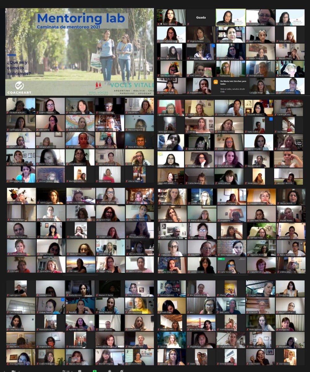 VocesVitalesAr's tweet photo. #Caminata2021
Hasta hace pocos minutos compartimos hoy el Mentoring Lab con mentoras de la Caminata de Mentoreo 2021 💪
Gracias Romina Setti de @vvsalta por el collage de 📸🙏 https://t.co/2bLNptXgCu