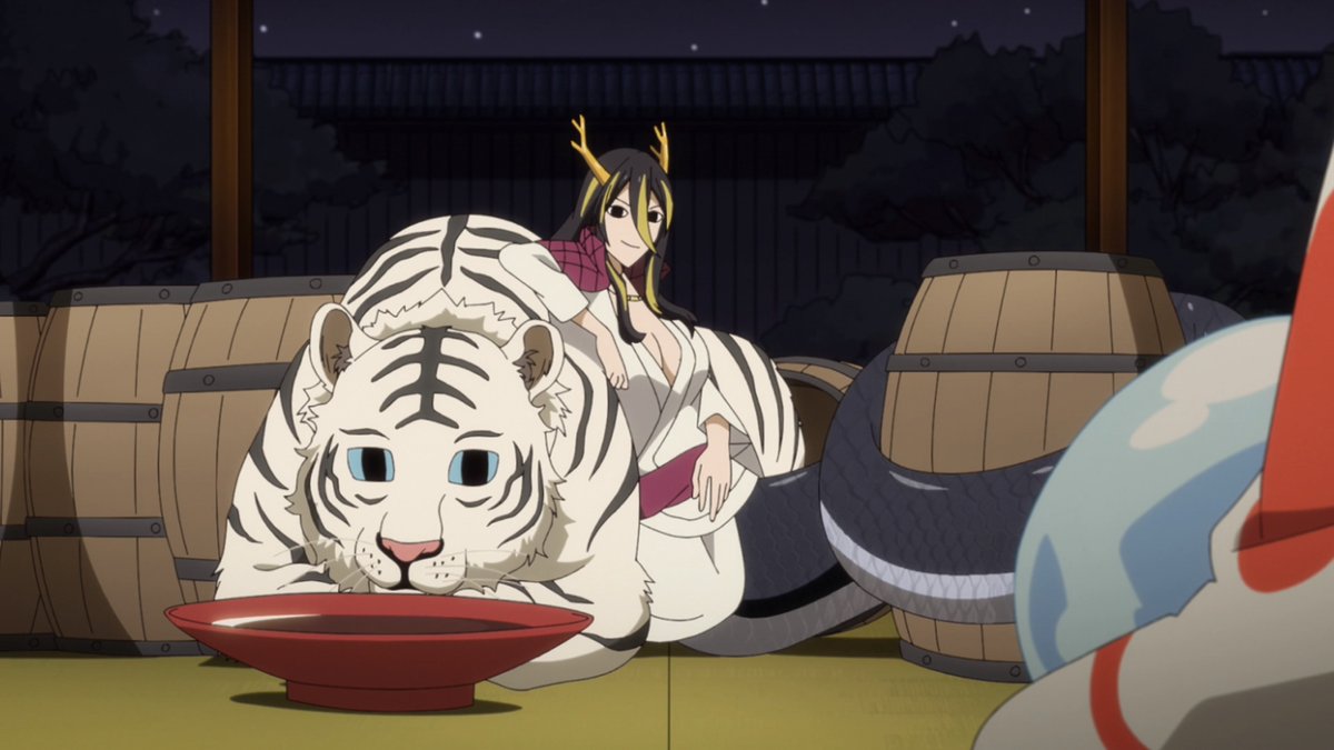CatGirlurday's tweet photo. #TenSura #Albis #MonsterGirls #Snake #Suphia #ThatTimeIGotReincarnatedAsASlime #Tiger https://t.co/GoLedKYNtj