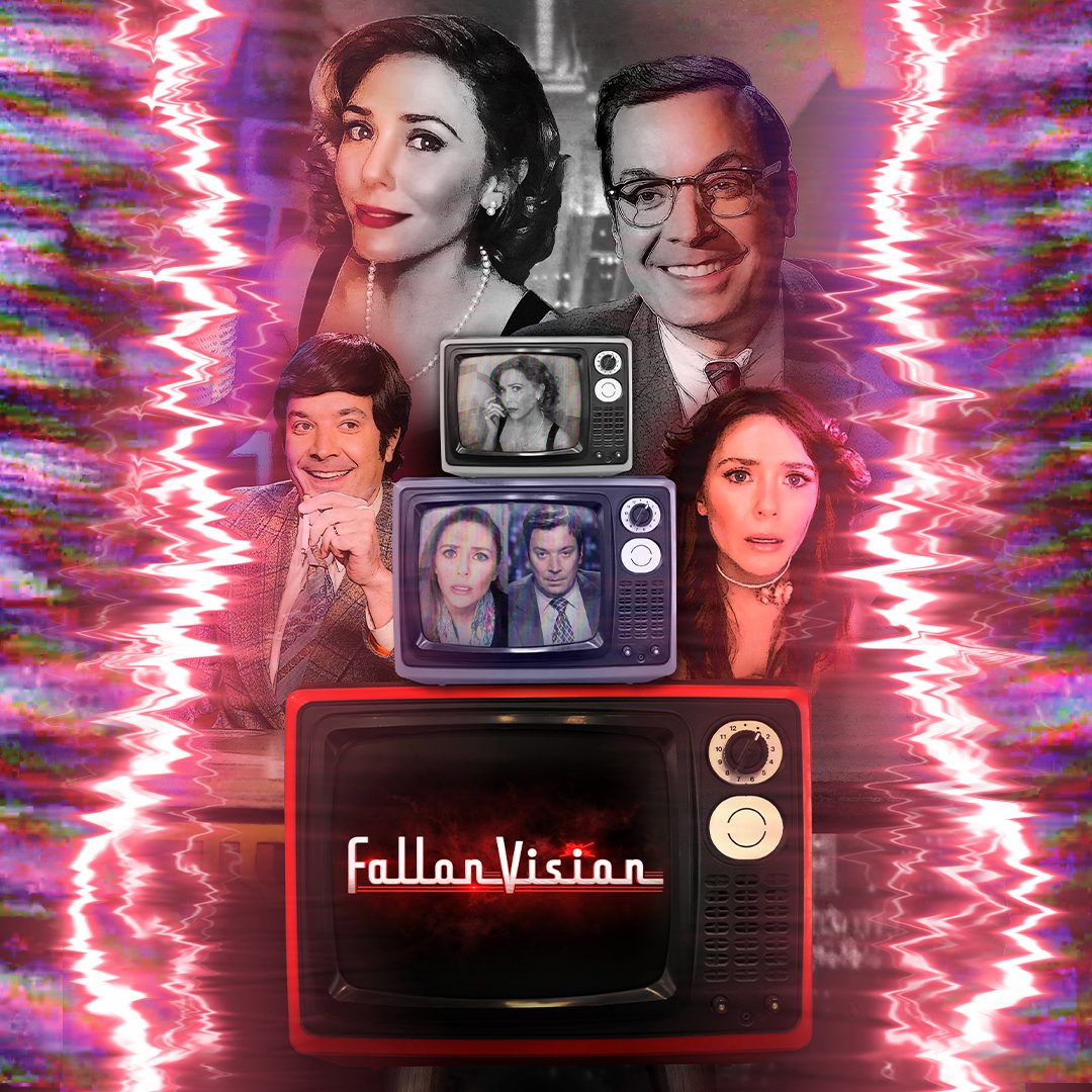 FallonTonight's tweet photo. Check your signal π‘ Jimmy & Elizabeth Olsen have something big prepared for tonight...
#FallonVision https://t.co/KWZiiVJrN7