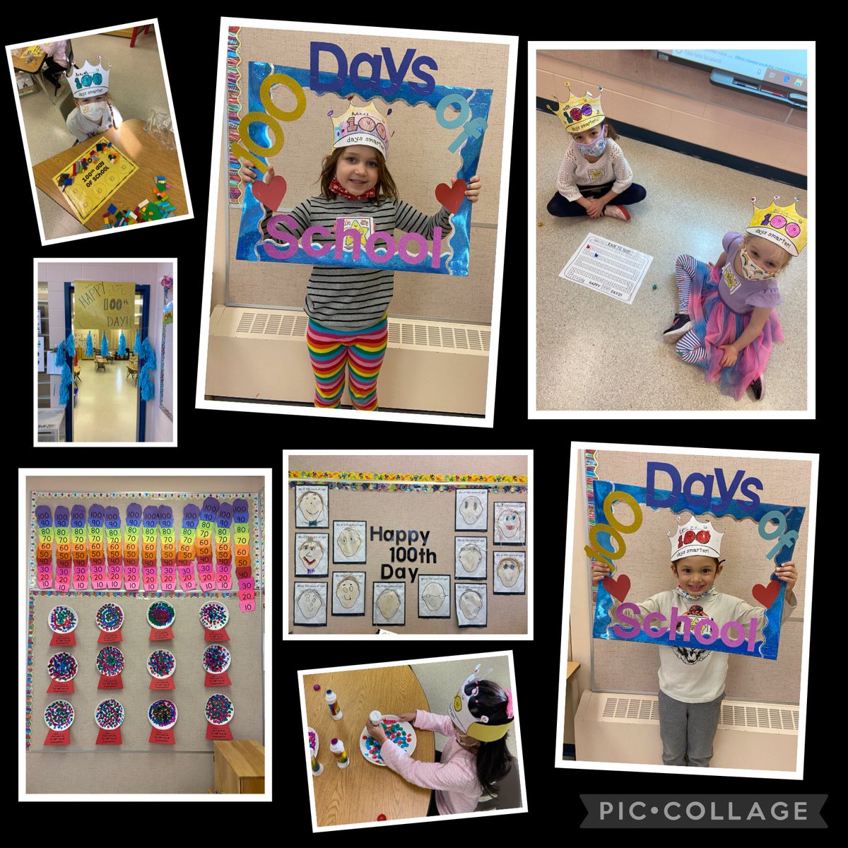 MsgrDoyle_CCSD's tweet photo. Our kinders celebrated their 💯th Day of school yesterday! 🥳 https://t.co/x4wZKoK63T