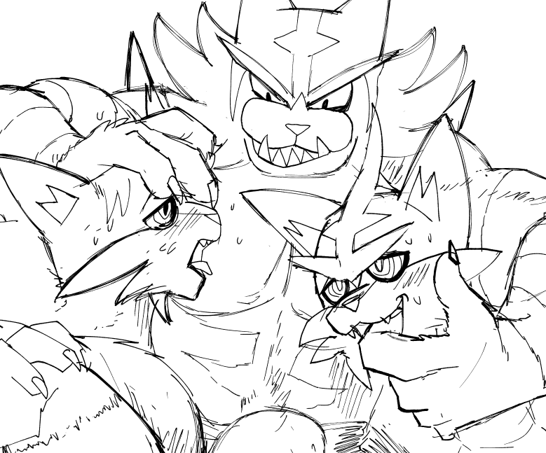 screwed around and got a wip for some incineroar led tf...