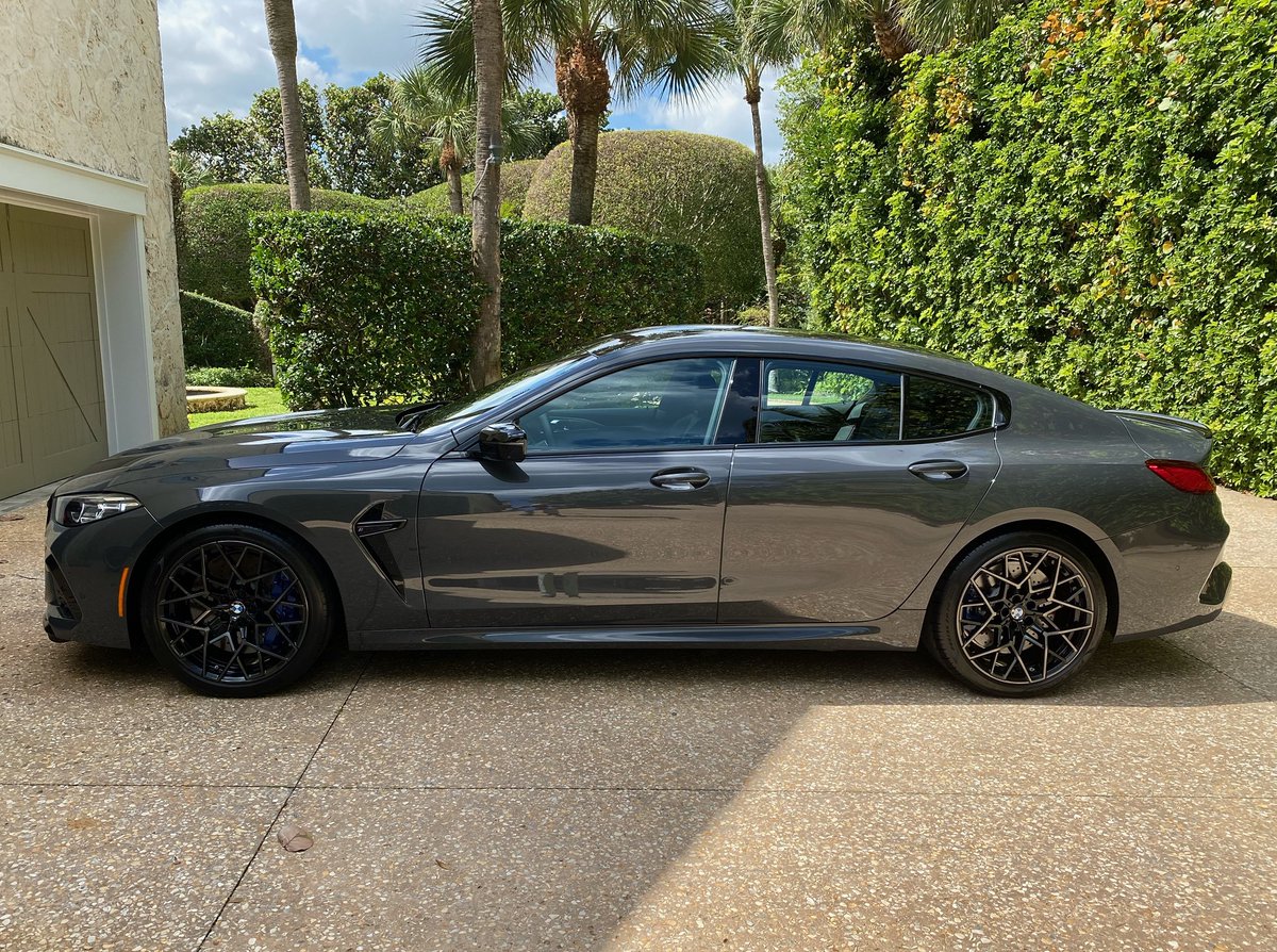 swapalease's tweet photo. 2020 BMW M8 Competition Gran Coupe | 22-month lease transfer in Jupiter, FL. w/ 27k-mi. left to use on the lease. Pricing &amp; Details Here: https://t.co/XHjfq4LAGh Contact the private seller today. See the window sticker link on the listing for all features and options. https://t.co/QXr9mfbpXr