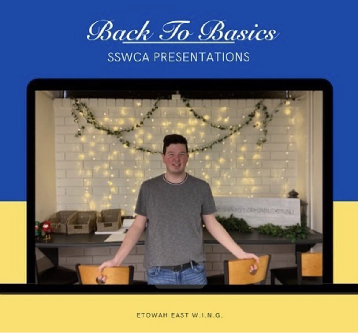 BACK TO BASICS
Presented by Duke Jenkins
#SSWCA2021
———————-
Come explore this session in which I will share tips and tricks to safely return to peer tutoring sessions. Participants will leave with tips and tricks to use in their own centers.