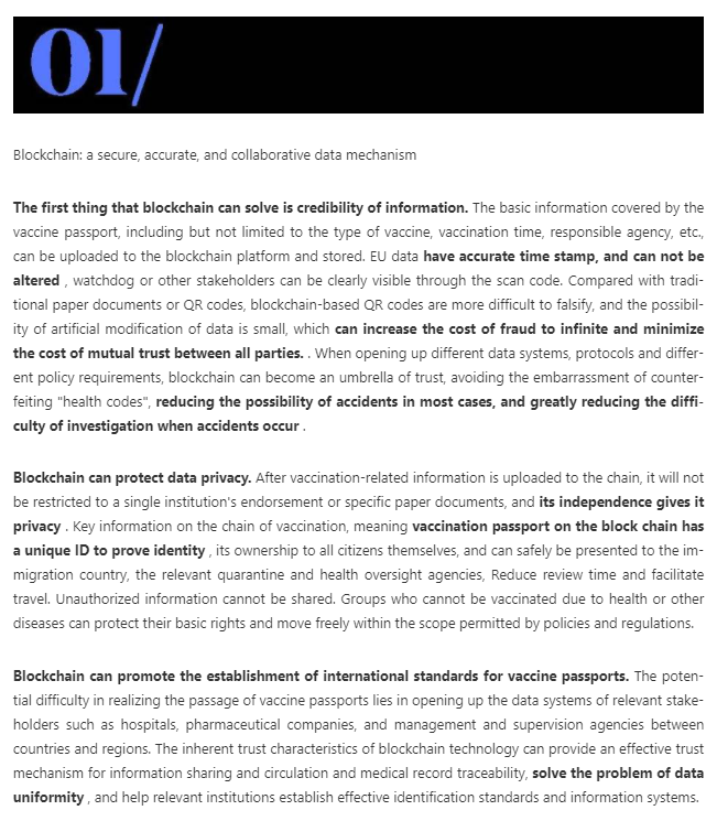 eisenreich's tweet photo. VeChain Pro+ Volume 13
"In the future, medical data will be on chain, documented, exchanged, and coordinated. Internationalized and standardized collaboration may be one of the best ideas for anti-epidemic measures, including vaccine passports."
#VeChain $VET #VeFam #EHCert https://t.co/UIuaOAktN7