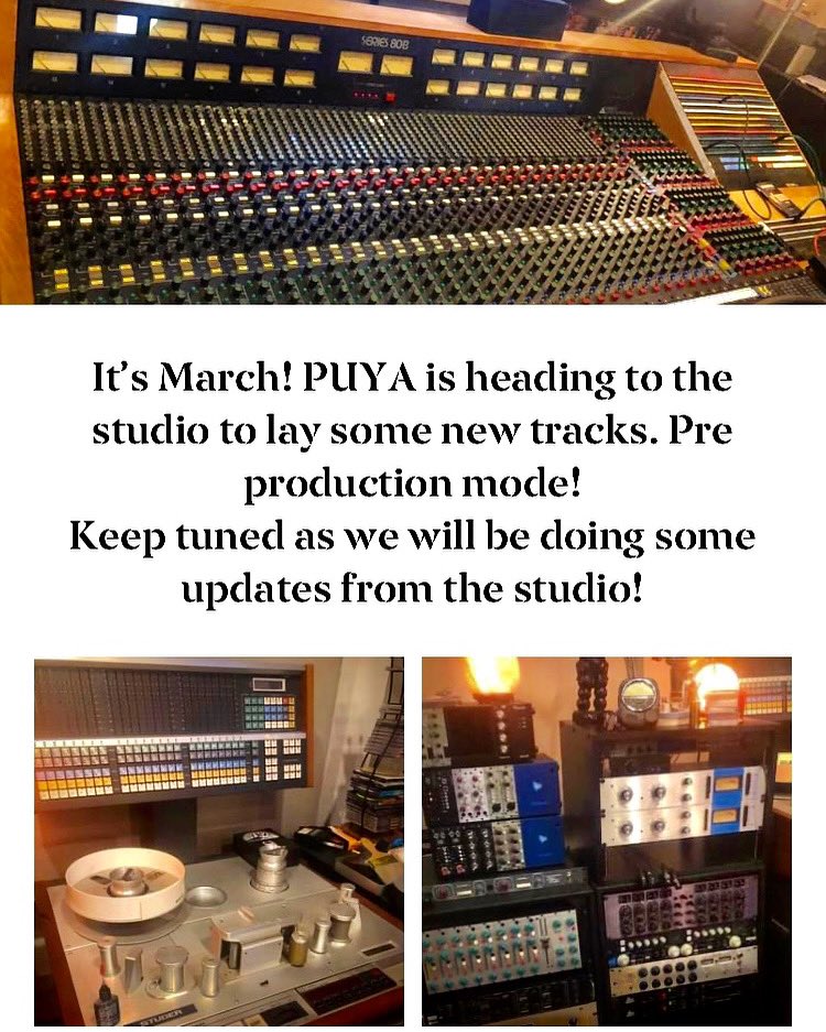 New Puya in the works. Going analog! at New Constellation RMP Orlando FL. 🔥 fired up for this! #bigsound #fuckyeah