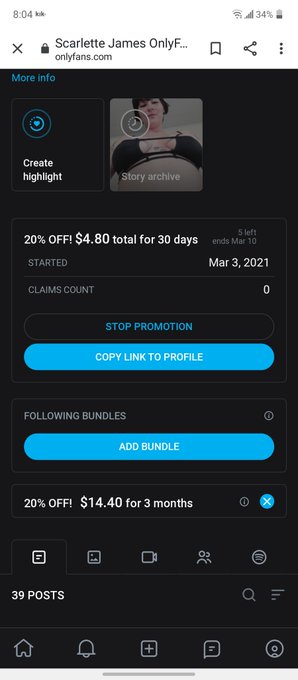 Come take advantage of the offers while you can you wont be sorry.  #onlyfan #onlyfangirl #onlyfans #follow<a href="/tag/lingerie"class="tags"><span>#lingerie</span></a><a href="/tag/selfie"class="tags"><span>#selfie</span></a><a href="/tag/love"class="tags"><span>#love</span></a><a href="/tag/instagood"class="tags"><span>#instagood</span></a><a href="/tag/model"class="tags"><span>#model</span></a><a href="/tag/cute"class="tags"><span>#cute</span></a>