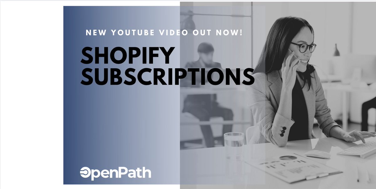 OpenPathInc's tweet image. Learn how to setup Shopify Subscriptions in minutes with OpenPath!
youtube.com/watch?v=2qb59B…
