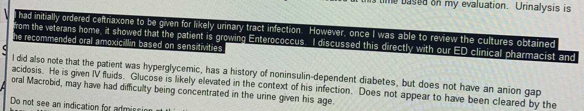 Love getting a shout out in ER providers notes! Macrobid sucks for people over 80! That is all. #edpharmacist #medtwitter #citeyourpharmacist
