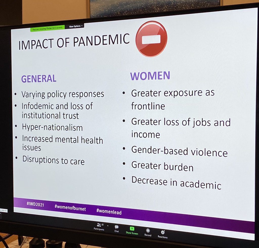 Enjoying <a href="/BurnetInstitute/">Burnet Institute</a> #IWD2021 lunch ###WomenOfBurnet  #WomenLead ead #IChooseToChallenge
