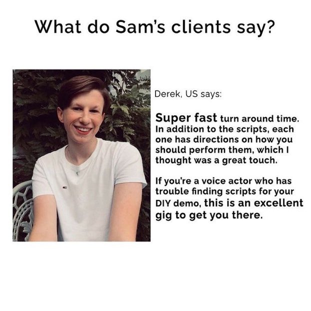 penprosam's tweet photo. Getting good reviews is such an amazing feeling! I’m so proud of the work that I do! 😊 #fiverr #script #scriptwriter #voiceover #voiceoverartist #demo #smallbusinessowner https://t.co/Odz7kBrwJ4
