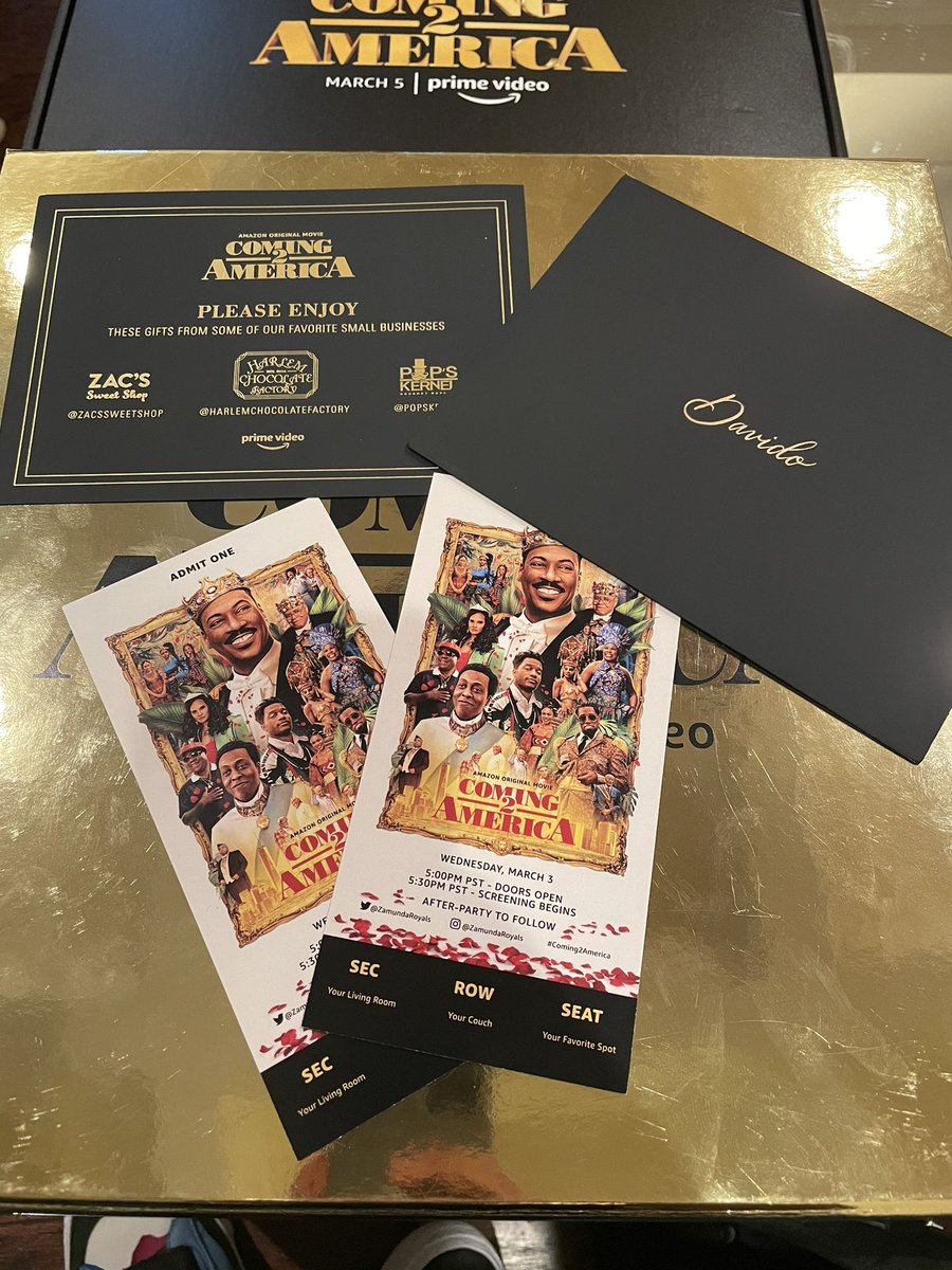 #Coming2America <a href="/PrimeVideo/">Prime Video</a>