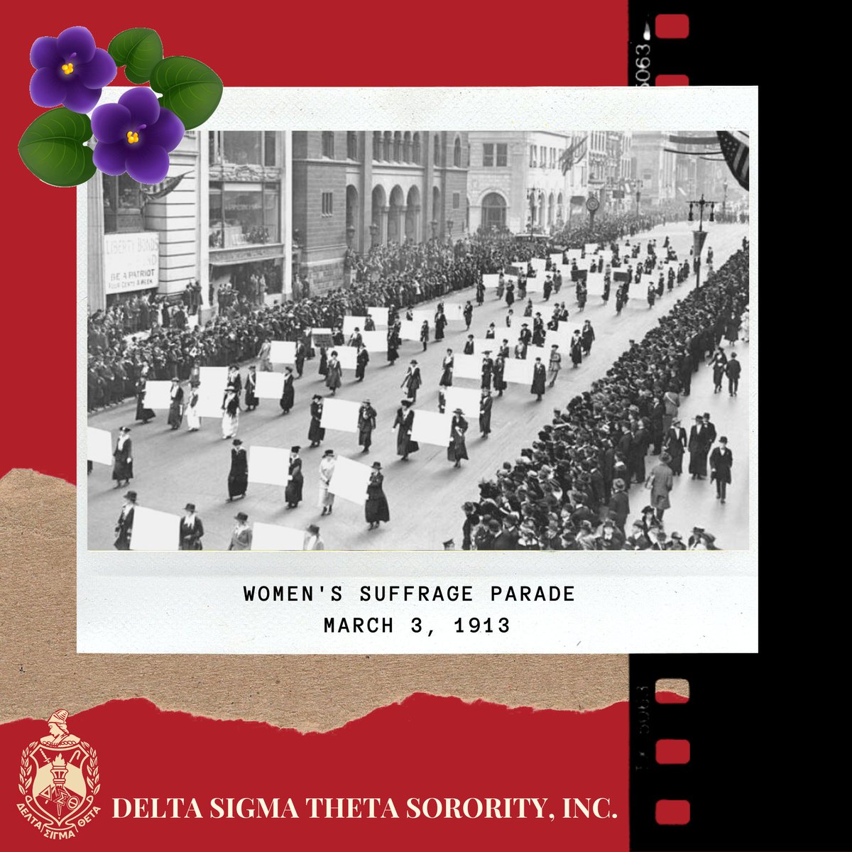 108 years ago the 22 Founders of <a href="/dstinc1913/">dstinc1913</a> boldly marched into American history by participating in the Women's Suffrage Parade of 1913. Our Founders marched alongside white suffragists while knowing that the battle to the ballot was not yet over for Black women. 

#DST1913