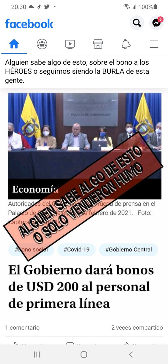 monisicisneros's tweet photo. @Lenin @MinGobiernoEc @caanmichelena @ricuesta @alvaro_exa Fuimos burla de nuevo, el bono que prometieron solo fue humo. https://t.co/HQTO37nz5R