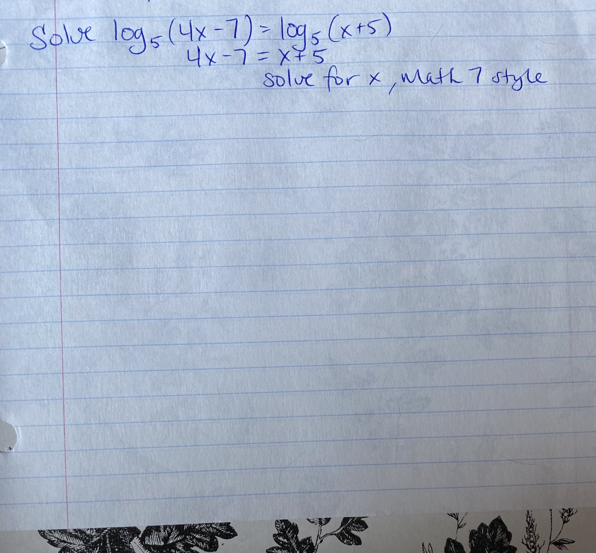 SouthardMath's tweet photo. Feeling lazy, might solve later. #Logarithms #Math #Maths https://t.co/Pyk8xsnOc1