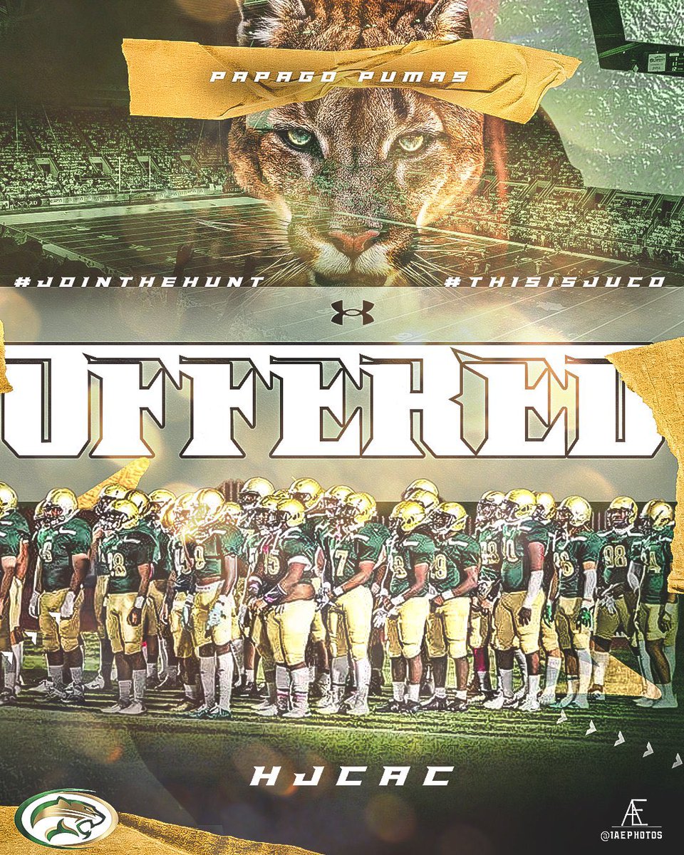 After a great conversation with <a href="/CoachBStro/">Coach Strother</a> I am excited to announce, I have received my first #Juco offer <a href="/PapagoPumas/">Papago Pumas JUCO Football</a>