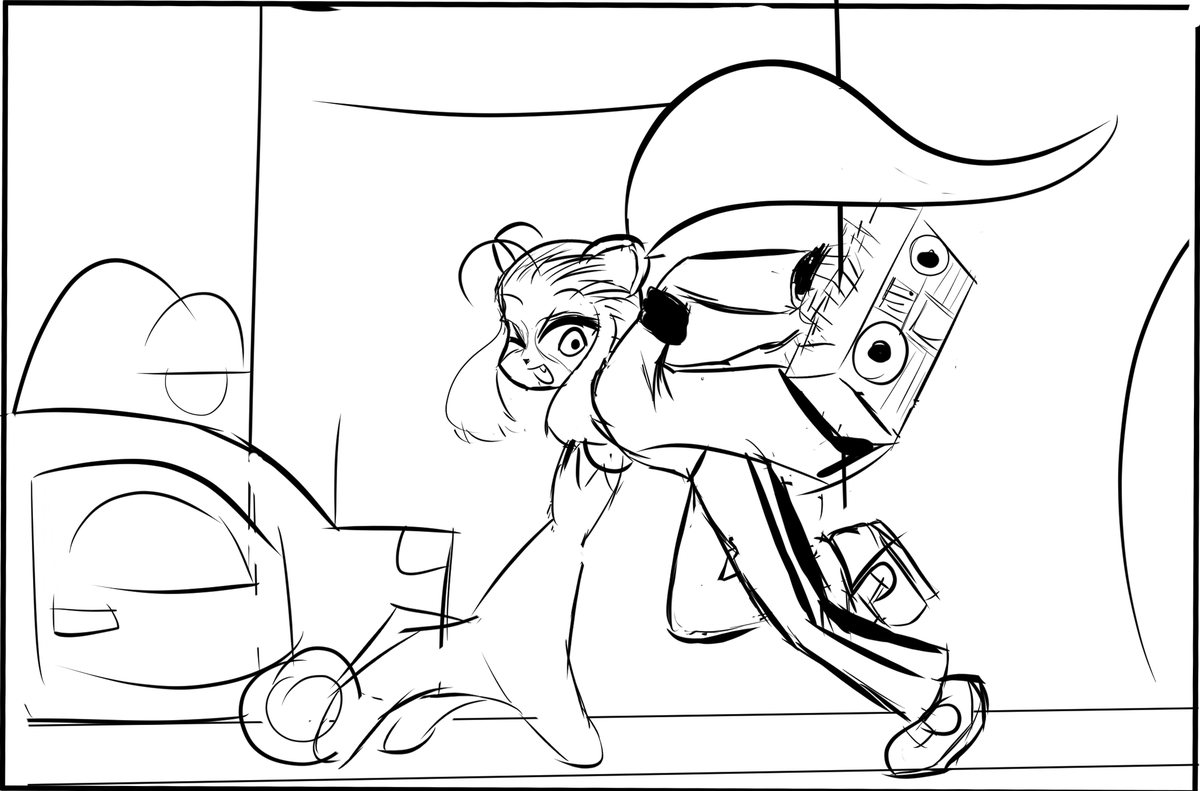 ThaxannArt's tweet photo. Sketch vs Final https://t.co/t7K3dsyfK0