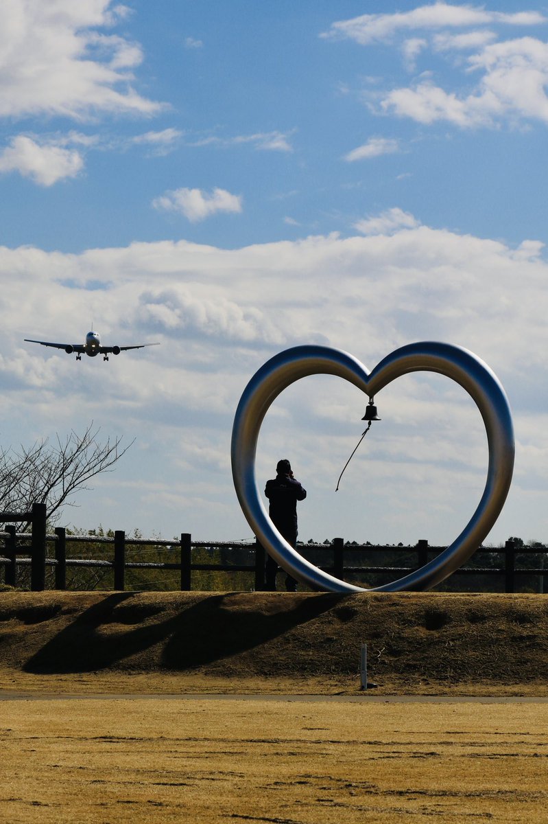 Beautiful Sky 21年2月17日 水 ハートと飛行機 ボーイング767 成田空港 Beautiful Sky 21年2月17日 水 ハートと飛行機 ボーイング767 成田空港