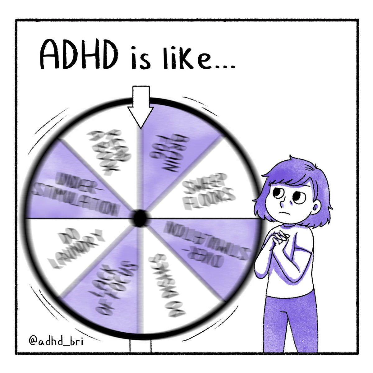 AdhdBri's tweet image. #adhd is like...
