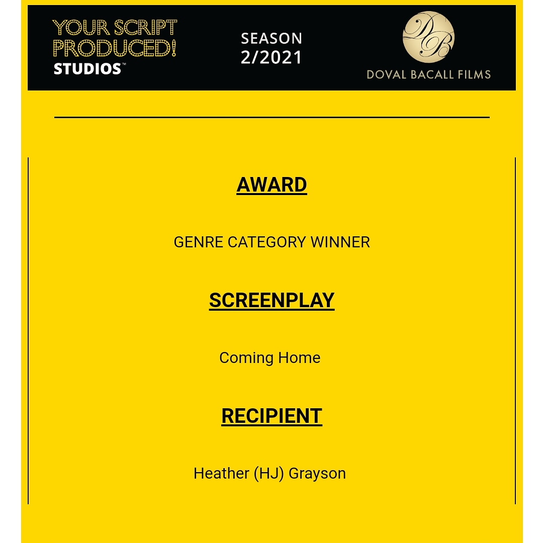 hjgrayson's tweet photo. Holy Shit! I won my genre! I love you to the moon @your_script_produced I have @thomassimmonspublishing, @thetamrasimmons, @thetsbagency friends, family in my corner! #writer #screenwriting #script #filmmaking #film I still want @machinegunkelly or #petedavidson to play the main. https://t.co/8RjkphK0BI