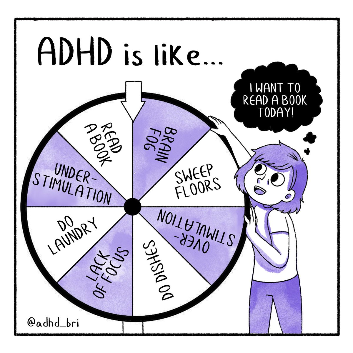 AdhdBri's tweet image. #adhd is like...