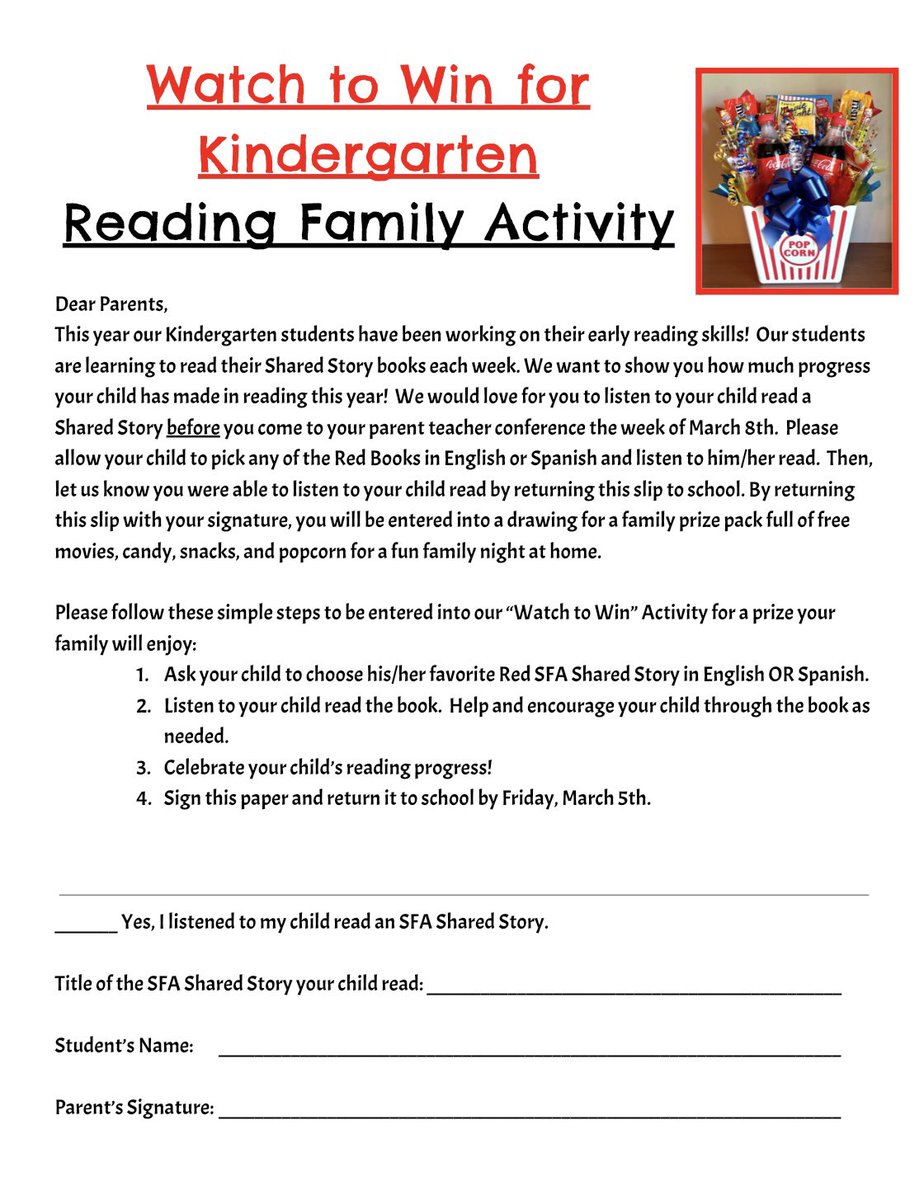 PVEPioneers's tweet image. PVE Parent Reminder: It’s time to watch your kids reading on SeeSaw to win a family prize!  Be sure to download the SeeSaw Family App, and watch your student reading!  Kindergarten students simply read an SFA book at home without SeeSaw. Signed slips are due Friday! #WatchToWin
