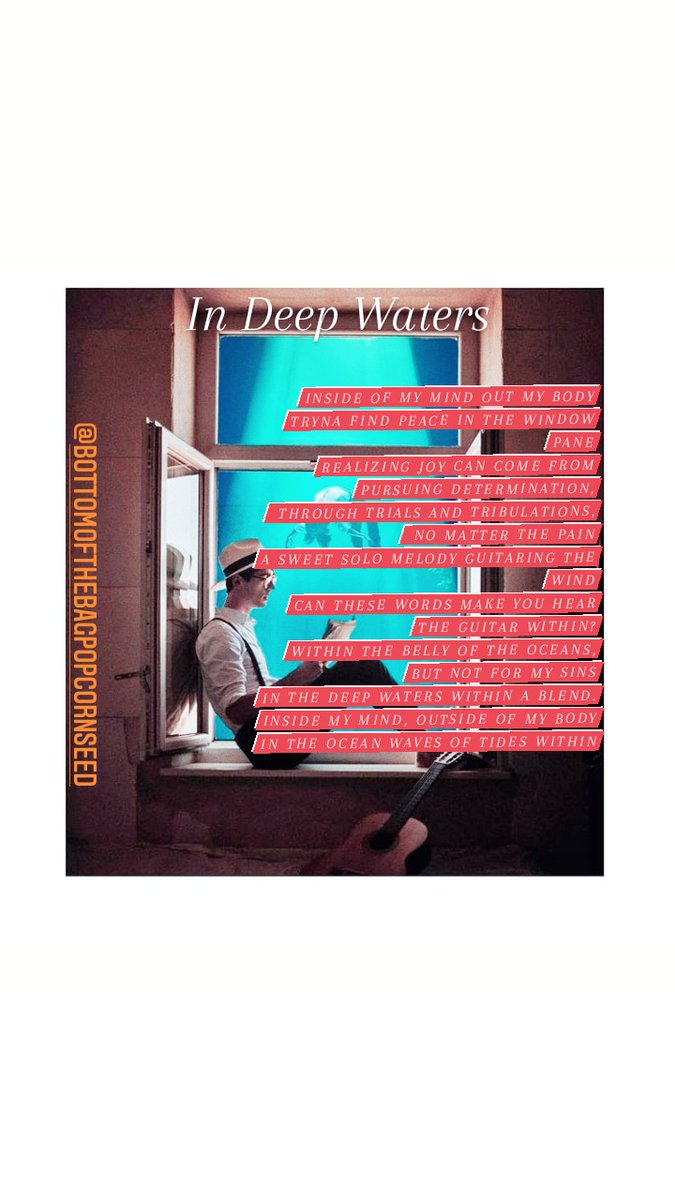 iamtheblacklion's tweet photo. "In Deep Waters" 
°
°
°
°
#poet #poetry #spokenwordartist #explorepage 
#WritingCommunity #WritersNetwork #ArtistOnTwitter #ArtistontheRise
#StevenGradyJr #BottomOfTheBagPopcornSeed
#SlamPoetry #PoetsPlayground #PoetsOfTwitter https://t.co/CfPCGFALwc