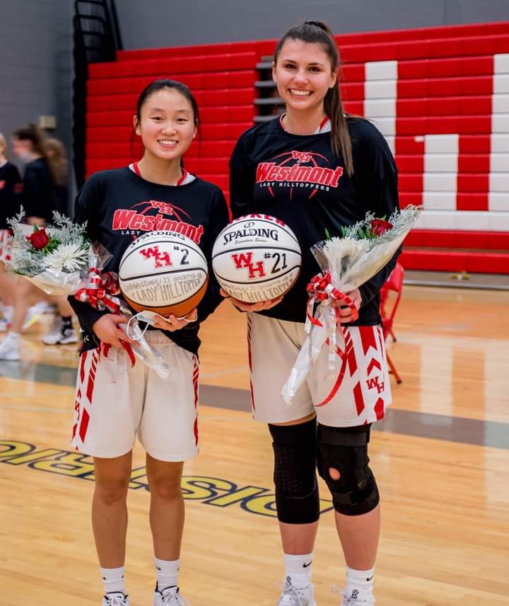 WestyLadyHoops's tweet photo. We gave it all we had, but came up short.  Saying goodbye to our 2 seniors is tough!  They were stalwarts here for 4 years!  Played great tonight! https://t.co/aQeLIlagVY