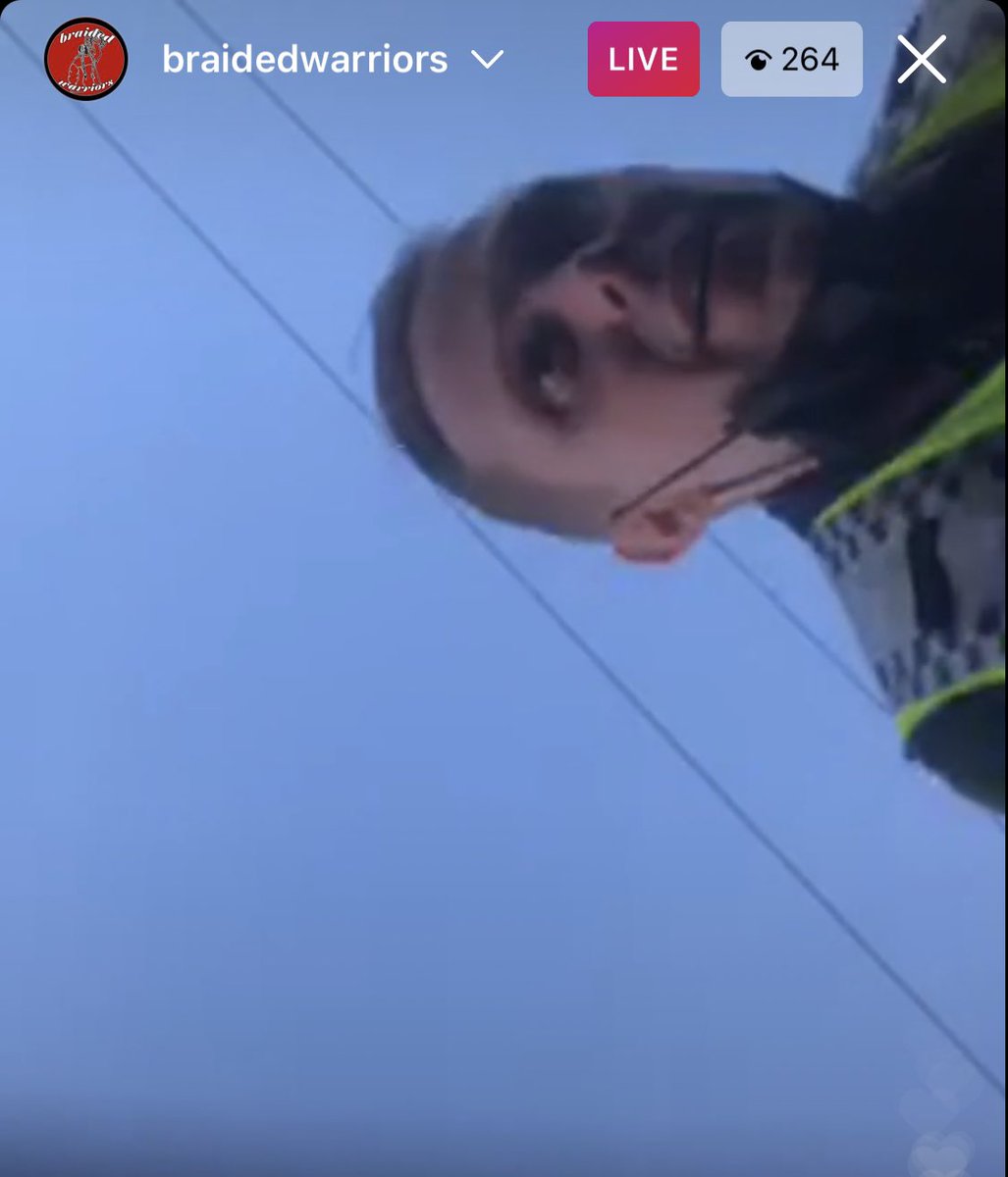 janellelapointe's tweet image. Yeah, taking your mask off to talk with an Indigenous Elder is good fucking COVID protocol. #DefundVPD #FreeStaceyGallagher