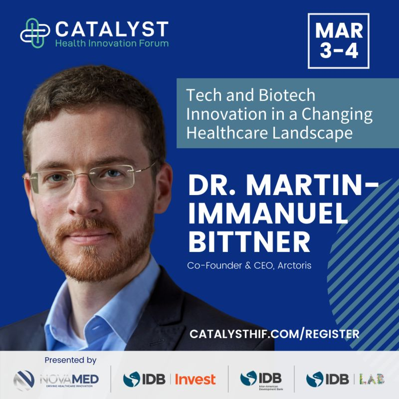 centenvir's tweet photo. Arctoris CEO Martin-Immanuel Bittner 𝘔𝘋 𝘋𝘗𝘩𝘪𝘭 at the Catalyst Health Innovation Summit dedicated to #biotech innovations during the pandemic & reflect on the future of #healthcare. To reserve your virtual seat, see the link #Novamed #Biotech #catalysthif @biogerontology https://t.co/iTPkmqiWxW