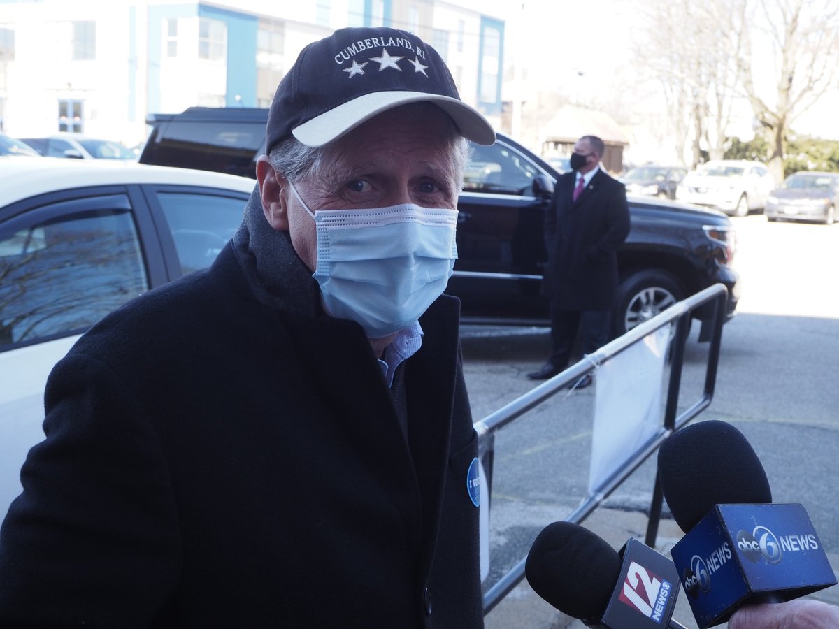 Soon to be Gov. Dan McKee started Tuesday with a trip to Cumberland Town Hall to vote in the state special election. McKee was sworn-in to his new role just hours later following Gov. Gina Raimondo's confirmation as the next U.S. commerce secretary.