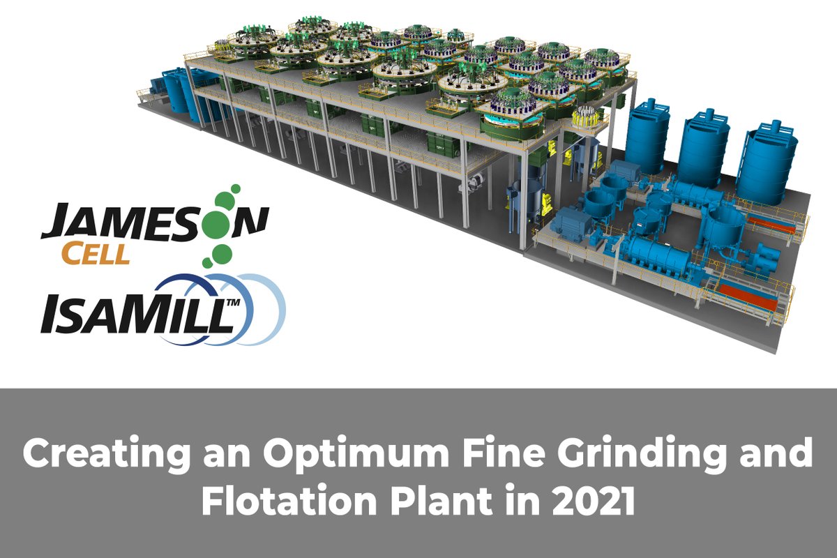 GlencoreTech's tweet image. New Webinar: "Creating an optimum fine grinding and flotation plant in 2021"
- New concept 50% smaller than conventional
- Energy reduced by up to 50%
- Learn 2 projects about to use it
- IsaMill &amp;amp; Jameson Cell

Book here! –
tinyurl.com/GTWebinar300321

#Mining #IsaMill #JamesonCell