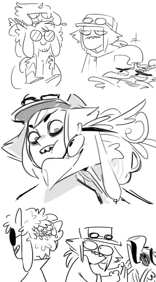 i dont really share it but my dnd/friend group shitposts our characters an ungodly amount