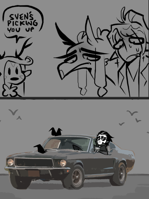 i dont really share it but my dnd/friend group shitposts our characters an ungodly amount